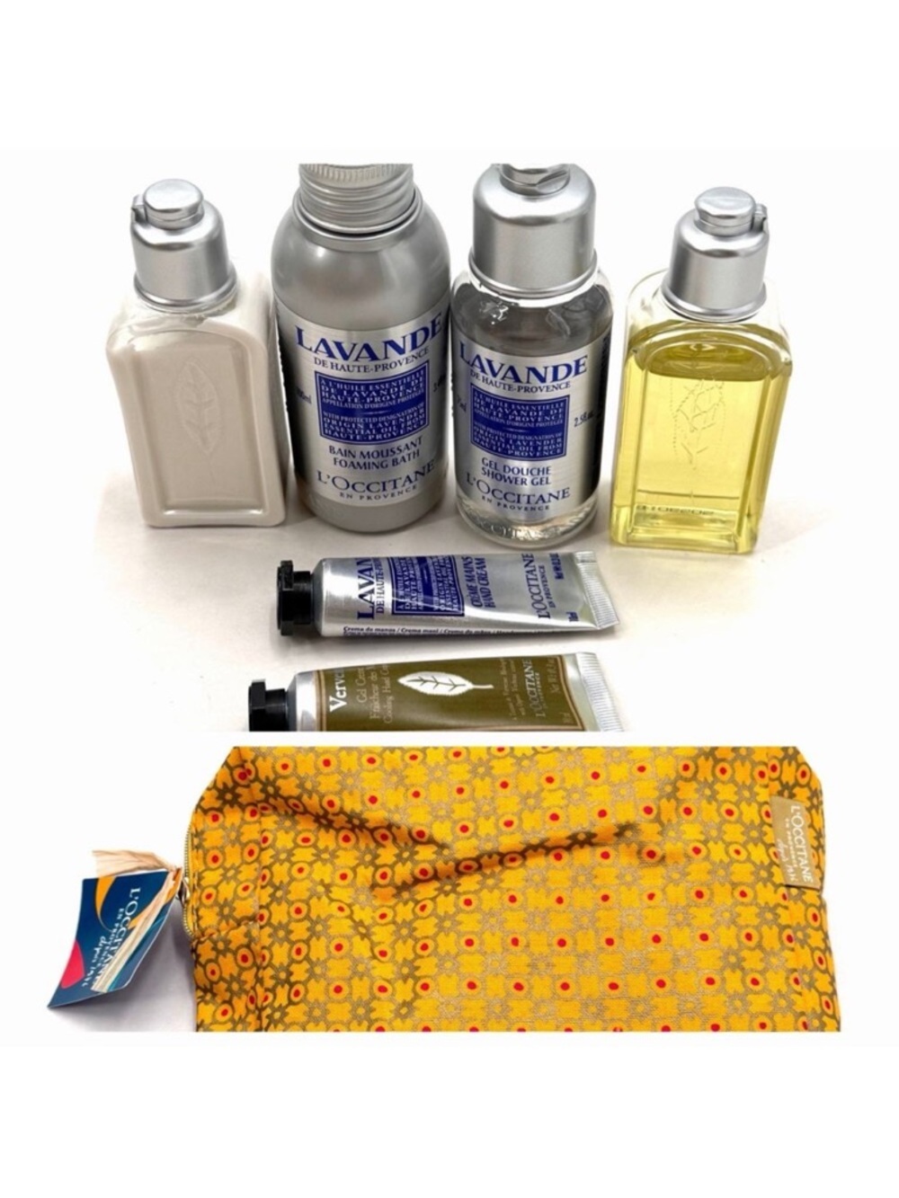 L'Occitane En Provence Travel Size 7pc Gift Set In Travel Bag - Best of Harvests